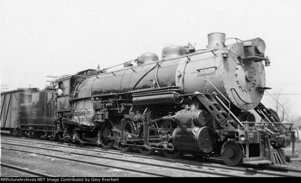 CBQ 2-8-2 #5308 - Chicago, Burlington & Quincy